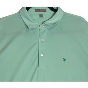 Peter Millar Summer Comfort Golf Polo Shirt‎  Short Sleeve Rooster Logo L